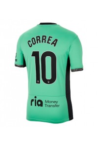 Fotbalové Dres Atletico Madrid Angel Correa #10 Třetí Oblečení 2023-24 Krátký Rukáv